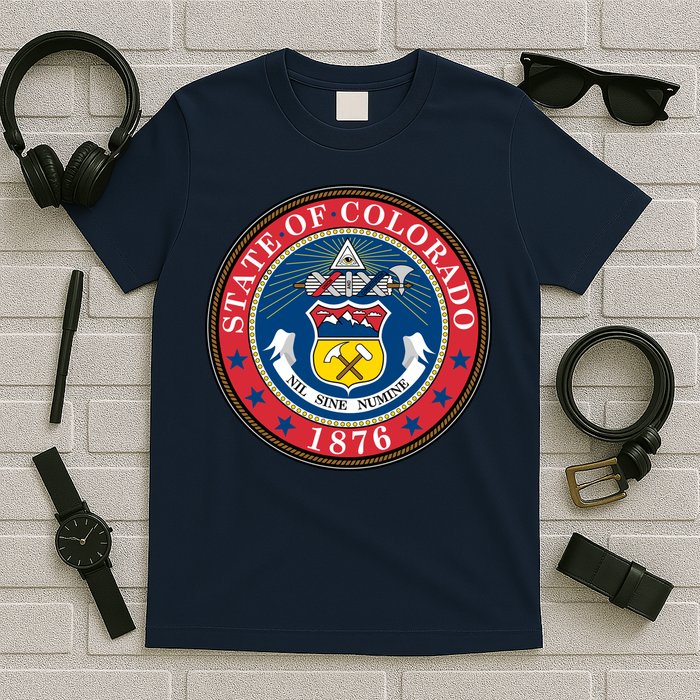 State Of Colorado Seal 1876 T-Shirt
