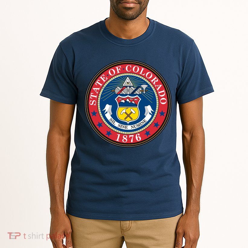 State Of Colorado Seal 1876 Tall T-Shirt