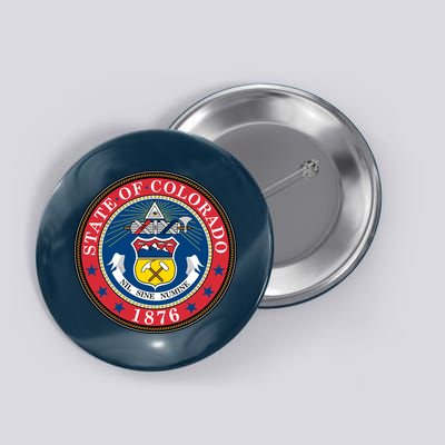 State Of Colorado Seal 1876 Button
