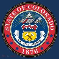 State Of Colorado Seal 1876 Knit Cap Winter Beanie