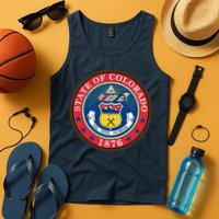 State Of Colorado Seal 1876 Tank Top