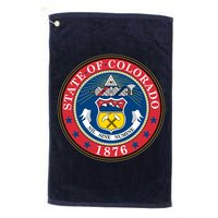 State Of Colorado Seal 1876 Golf Towel