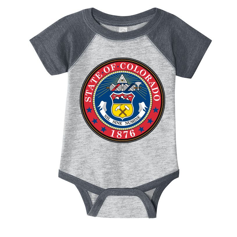 State Of Colorado Seal 1876 Infant Baby Jersey Bodysuit