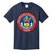 State Of Colorado Seal 1876 Kids T-Shirt