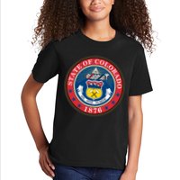 State Of Colorado Seal 1876 Kids T-Shirt