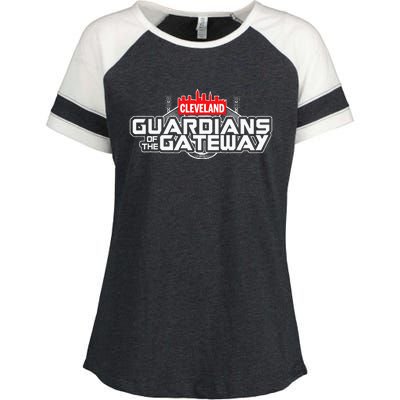 Skyline Of Cleveland Enza Ladies Jersey Colorblock Tee