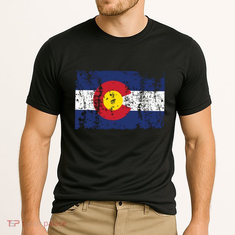 State Of Colorado Flag Performance Shirt