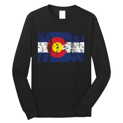 State Of Colorado Flag Long Sleeve Shirt