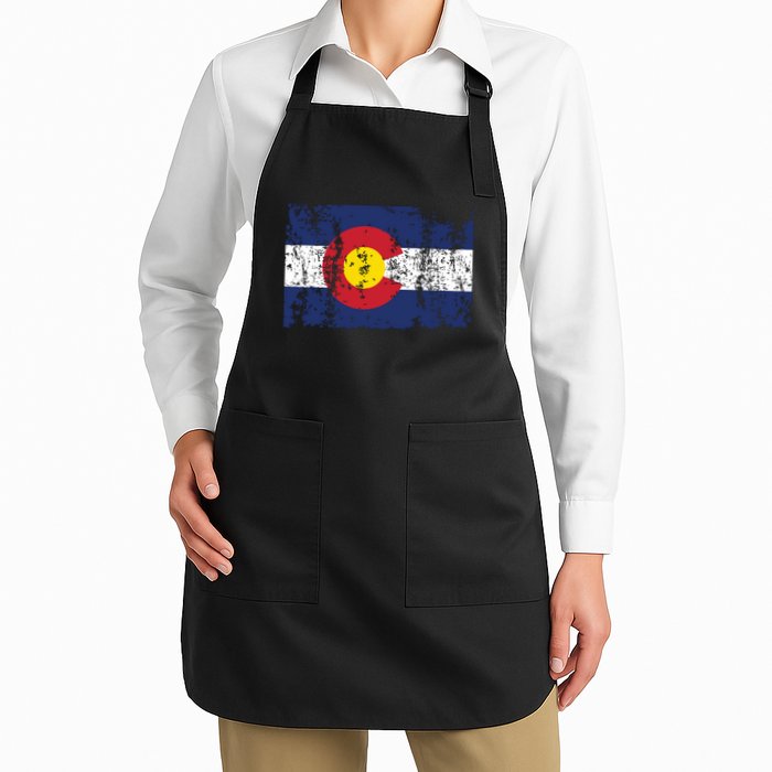 State Of Colorado Flag Apron
