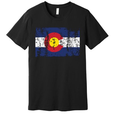 State Of Colorado Flag Premium T-Shirt