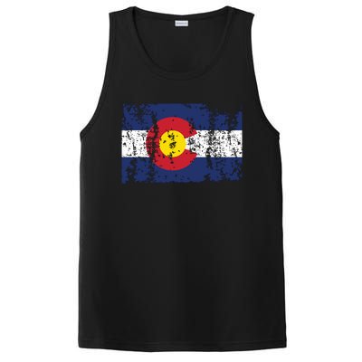 State Of Colorado Flag PosiCharge Competitor Tank