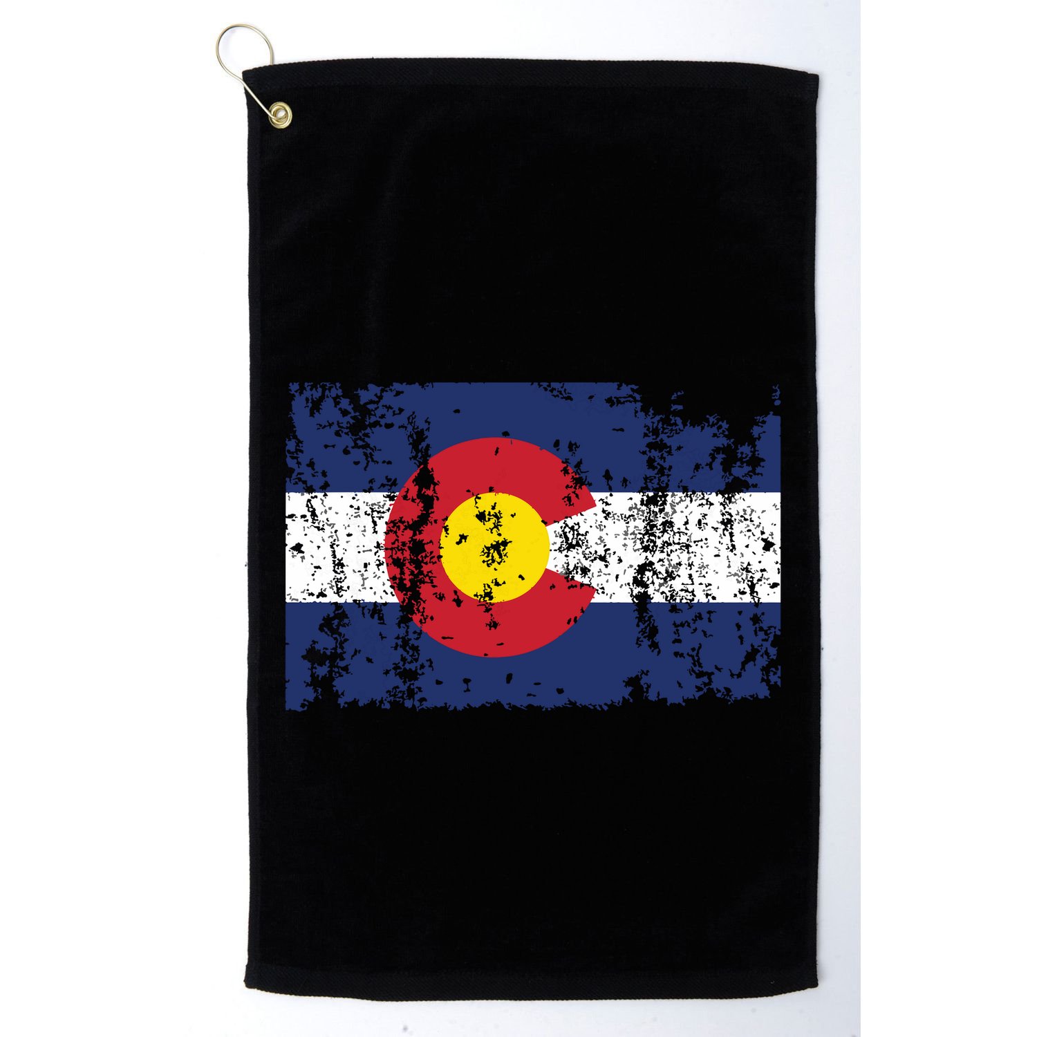 State Of Colorado Flag Golf Towel