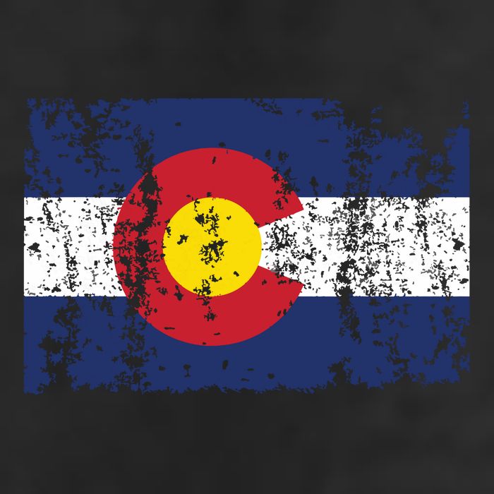 State Of Colorado Flag Golf Towel