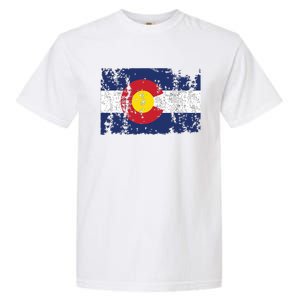 State Of Colorado Flag Garment-Dyed Heavyweight T-Shirt