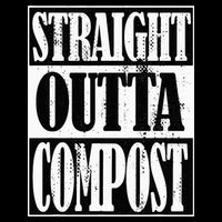 Straight Outta Compost Funny Garden Homestead Composting Tall T-Shirt