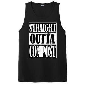 Straight Outta Compost Funny Garden Homestead Composting PosiCharge Competitor Tank