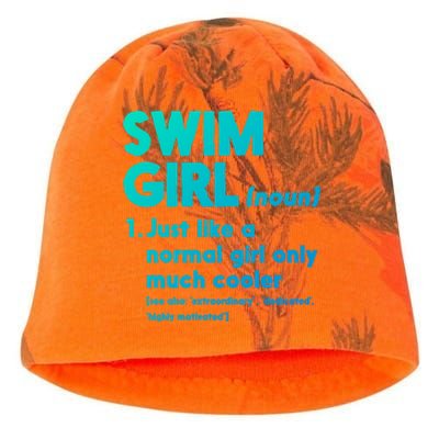 Swim Only Cooler Definition Swimmers Gift Kati - Camo Knit Beanie