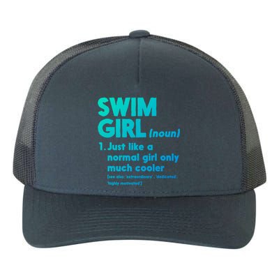 Swim Only Cooler Definition Swimmers Gift Yupoong Adult 5-Panel Trucker Hat