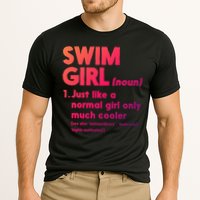 Swim Only Cooler Definition Swimmers Gift Cooling Performance Crew T-Shirt