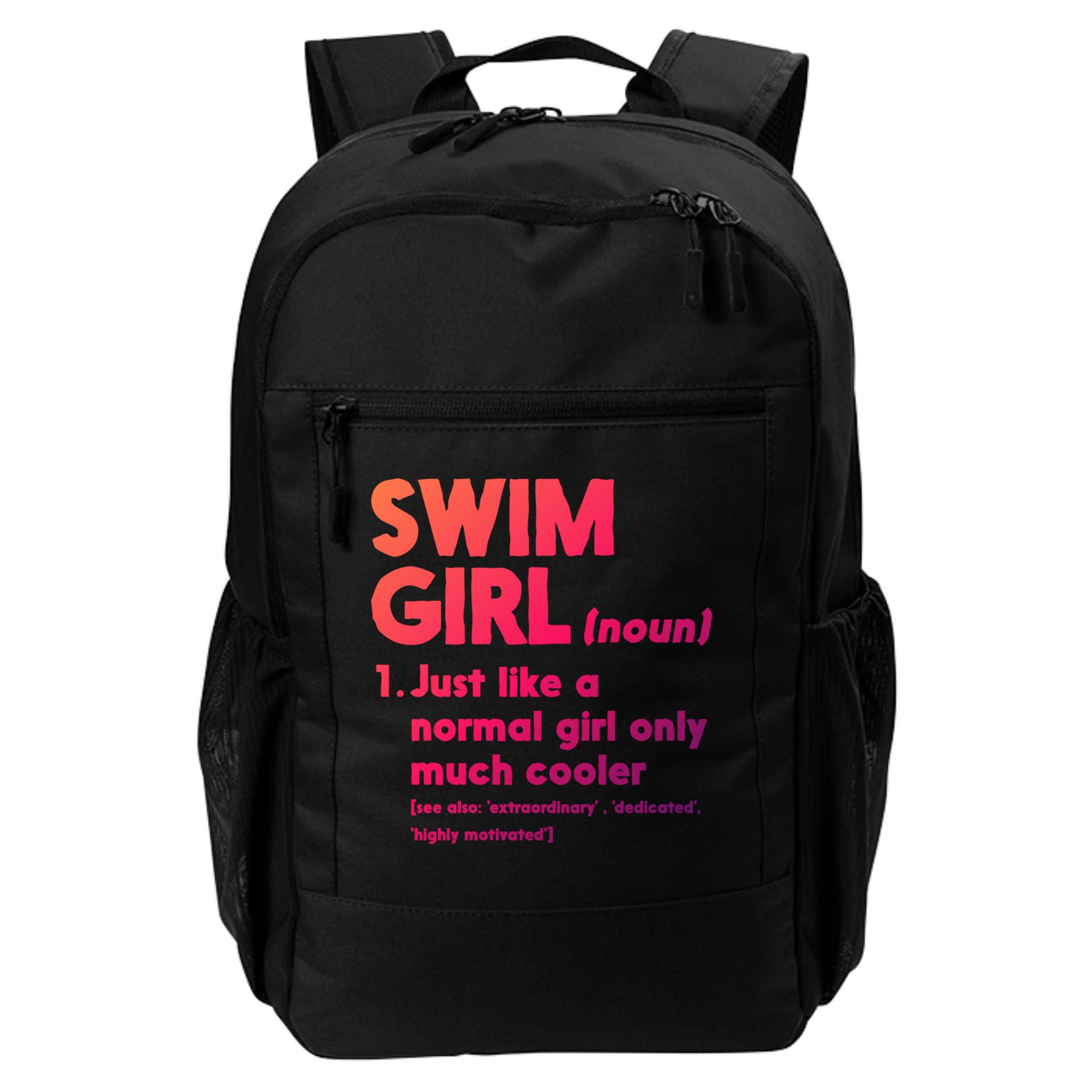 Swim Only Cooler Definition Swimmers Gift Backpack