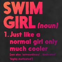 Swim Only Cooler Definition Swimmers Gift Adult Drive Performance Visor