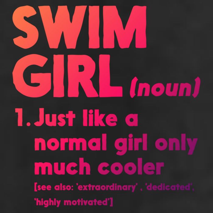 Swim Only Cooler Definition Swimmers Gift Adult Drive Performance Visor