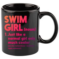 Swim Only Cooler Definition Swimmers Gift 11oz C Handle Ceramic Mug
