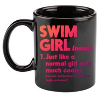 Swim Only Cooler Definition Swimmers Gift 11oz C Handle Ceramic Mug