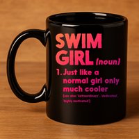 Swim Only Cooler Definition Swimmers Gift 11oz C Handle Ceramic Mug