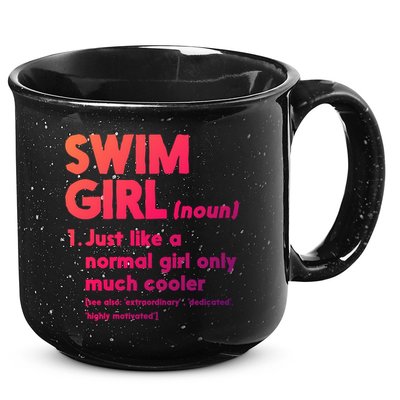 Swim Only Cooler Definition Swimmers Gift 15oz Campfire Ceramic Mug
