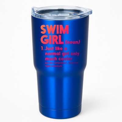 Swim Only Cooler Definition Swimmers Gift Tumbler