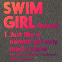 Swim Only Cooler Definition Swimmers Gift Cotton Canvas Backpack