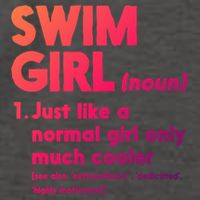 Swim Only Cooler Definition Swimmers Gift Vector Backpack