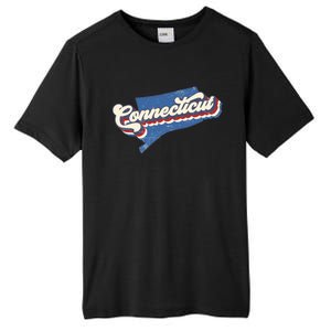 State Of Connecticut Retro Logo Tall Fusion ChromaSoft Performance T-Shirt