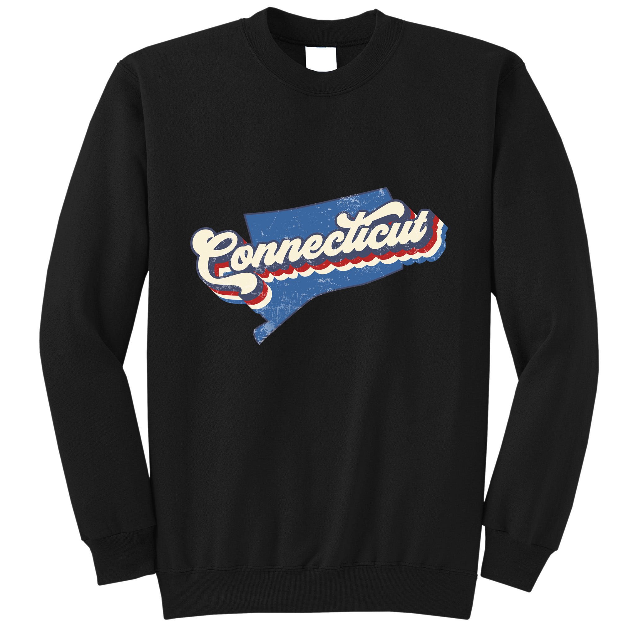 State Of Connecticut Retro Logo Tall Sweatshirt