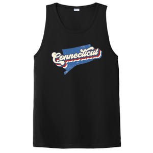 State Of Connecticut Retro Logo PosiCharge Competitor Tank