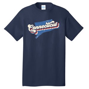 State Of Connecticut Retro Logo Tall T-Shirt