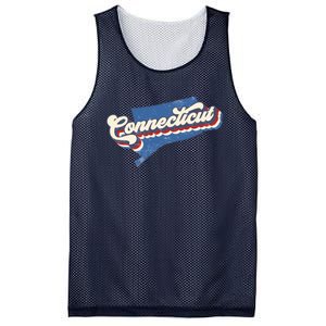 State Of Connecticut Retro Logo Mesh Reversible Basketball Jersey Tank