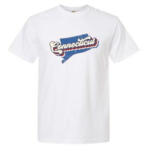 State Of Connecticut Retro Logo Garment-Dyed Heavyweight T-Shirt