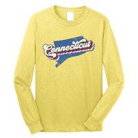 State Of Connecticut Retro Logo Long Sleeve Shirt