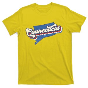 State Of Connecticut Retro Logo T-Shirt