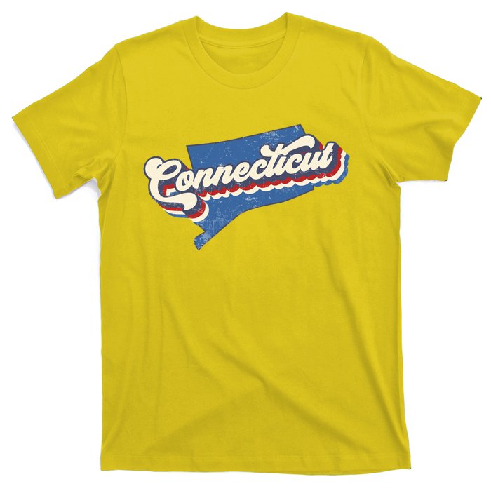 State Of Connecticut Retro Logo T-Shirt