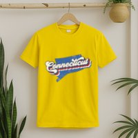 State Of Connecticut Retro Logo T-Shirt