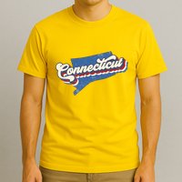 State Of Connecticut Retro Logo T-Shirt