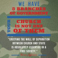 Separation Of Church And State Defend Our Democracy Legacy Tie Dye Trucker Hat