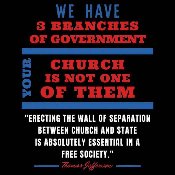 Separation Of Church And State Defend Our Democracy Stripe Pom Pom Beanie
