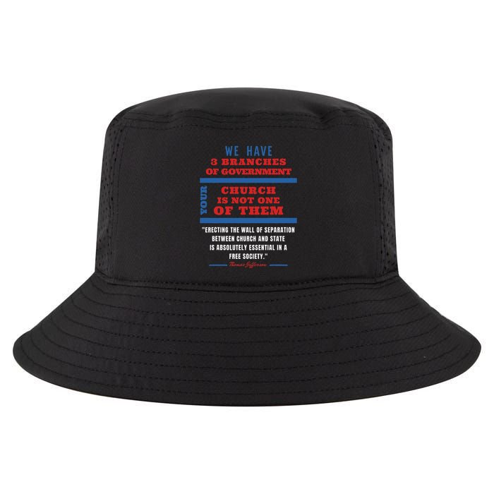 Separation Of Church And State Defend Our Democracy Cool Comfort Performance Bucket Hat