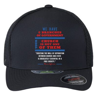 Separation Of Church And State Defend Our Democracy Flexfit Unipanel Trucker Cap
