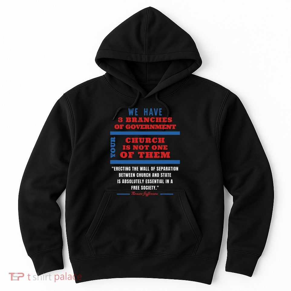 Separation Of Church And State Defend Our Democracy Hoodie