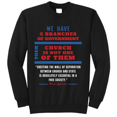 Separation Of Church And State Defend Our Democracy Sweatshirt